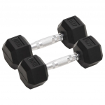 Hantlid 2 tk, 8 kg, t&auml;ismetallist