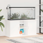 Akvaariumi alus, valge, 121 x 41 x 58 cm, tehispuit