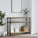 Konsoollaud, sonoma tamm, 100x29x75 cm, tehispuit