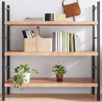 Seinariiul, helepruun, 120 x 50 x (2-4) cm, t&ouml;&ouml;deldud tammepuit