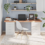 Lauaplaat, helepruun, 180x50x(2-6) cm, t&ouml;&ouml;deldud tammepuit