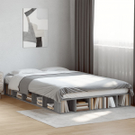 Voodiraam, hall sonoma tamm, 140 x 190 cm, tehispuit