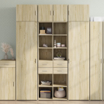 Hoiukapp, sonoma tamm, 70 x 42,5 x 225 cm, tehispuit