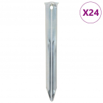Telgivaiad 24 tk, 17 cm &oslash;20 mm, tsingitud teras