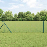 Ahela link aed postidega roheline 0.8 x 10 m teras