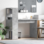 Laud riiuliga betoonhall 113 x 54 x 120 cm tehispuit
