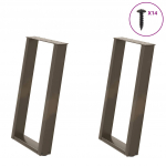 S&Ouml;&Ouml;GILAUA JALAD U-KUJULISED 2 TK, NATURAALNE TERAS, 50 X (72&ndash;73) CM, TERAS