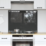 K&ouml;gi splashback tumehall 80 x 60 cm karastatud klaas