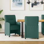 Ratastega S&ouml;&ouml;gi-toolid 2 tk Tumeroheline 57 x 67 x 95 cm