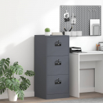 Failikapp antratsiit 44 x 50 x 106.5 cm k&uuml;lmvalsitud teras