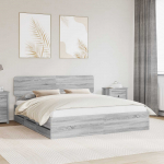 Voodiraam sahtliga peaga hall sonoma 200 x 200 cm inseneripuit