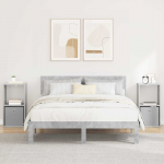 &Ouml;&ouml;kapp sahtliga 2 pcs Betoonhall 35 x 32 x 68,5 cm Tehispuit