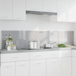 K&ouml;gi splashback 2 tk helehall 100 x 40 cm karastatud klaas