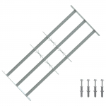 Turva grill akendele 3 risttalaga 3 pcs 630-1140 mm