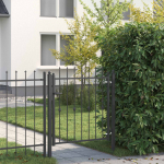 Tara aed HORST 100 x 100 cm Metall Must Lukustatav