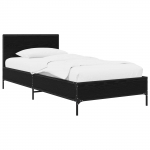 Peatsiga voodiraam Must tamm 80 x 200 cm Tehispuit