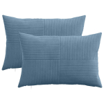 Diivanipadi 2 tk ALMELO sinine 50 x 70 cm manchester