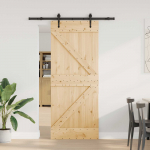 Liuguks narvik naturaalne ja must 85 x 210 cm (152,5 cm)