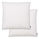 Sulgedest/udusulgedest kerged padjad, 2 tk, 80 x 80 cm, valge