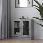 Vitriinkapp betoonhall 82,5 x 30,5 x 80 cm tehispuit