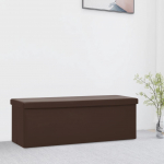 Kokkupandav hoiupink, pruun, PVC