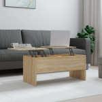 Diivanilaud, sonoma tamm, 102x50,5x46,5cm, tehispuit