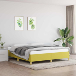 Voodiraam ilma madratsita roheline 180x200 cm kangas