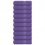 Saunalinad 10 tk, lilla, 100x150 cm, 360 gsm, 100% puuvill