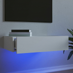Telerialus LED-tuledega, valge, 60 x 35 x 15,5 cm