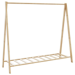 Riiulitega riidenagi, 106x34x102 cm, bambus