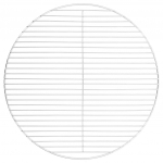 &Uuml;mmargune grillrest, &oslash;54 cm, 304 roostevaba teras
