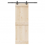 Liugukse tarvikute komplekt 152,5 cm terasest, must