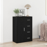 K&Otilde;RVALKAPP MUST OAK 60X31X84 CM T&Ouml;&Ouml;DELDUD PUIT