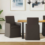 S&ouml;&ouml;gitoa Toolid ratastega 2 tk Tumehall 57 x 67 x 95 cm Lina