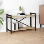 Raamatukapp Sonoma tamm 80 x 30 x 50 cm Tehispuit