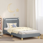 Laste voodiraam peatoega peaga Helehall 90 x 190 cm kangas