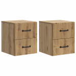 Seinale kinnitatav &ouml;&ouml;tis 2 pcs Artisan tamm 34,5 x 33 x 40 cm