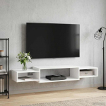 Seinale paigaldatav TV kapp Seinale kinnitav Valge