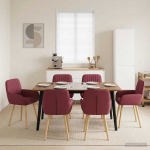 S&ouml;&ouml;gitoa Toolid 6 pcs kangas Veinpunane 56,5 x 50 x 87,5 cm
