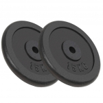 Kangi kettad, 2 tk, 2x15 kg, malm