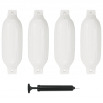 PAADI KAITSERAUD 4 TK, VALGE, 41 X 11,5 CM, PVC
