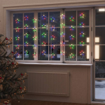 LED-valguskardin t&auml;htedega, 200 ledi, v&auml;rviline, 8 funktsiooni