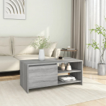 Diivanilaud, hall sonoma tamm, 102 x 50 x 45cm, tehispuit