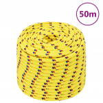 Paadik&ouml;is, kollane, 12 mm, 50 m, pol&uuml;prop&uuml;leen