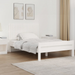 Seinale kinnitatav voodipeats, valge, 127,5x3x60 cm, m&auml;nnipuit