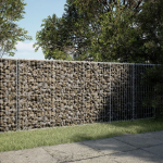 Kaanega gabioonkorv, 250 x 100 x 100 cm, tsingitud raud