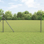 Ahela link aed postidega hall 1.2 x 25 m teras