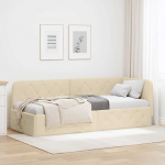 Nurga voodiraam cream 80 x 200 cm kangas