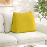 Seljatugi padi kollane 60 x 20 x 50 cm korter kangas