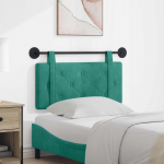 Rippuv voodipeats Seinale kinnitatav T&uuml;rkiis 90 x 55 x 5 cm Samet